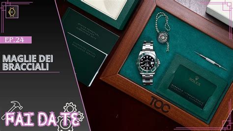 quante maglie ha un bracciale rolex oyster|bracciale Rolex.